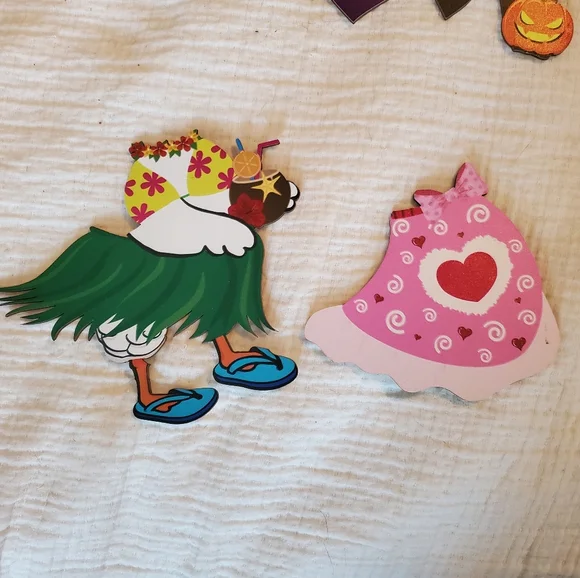 Interchangeable Goose Welcome Sign *FLAWS/MISSING PIECES - Picture 4 of 16